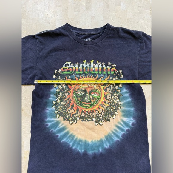 SUBLIME 40 Oz To Freedom Logo On Tie Dye Band Shirt Y2K Size M - Picture 4 of 6